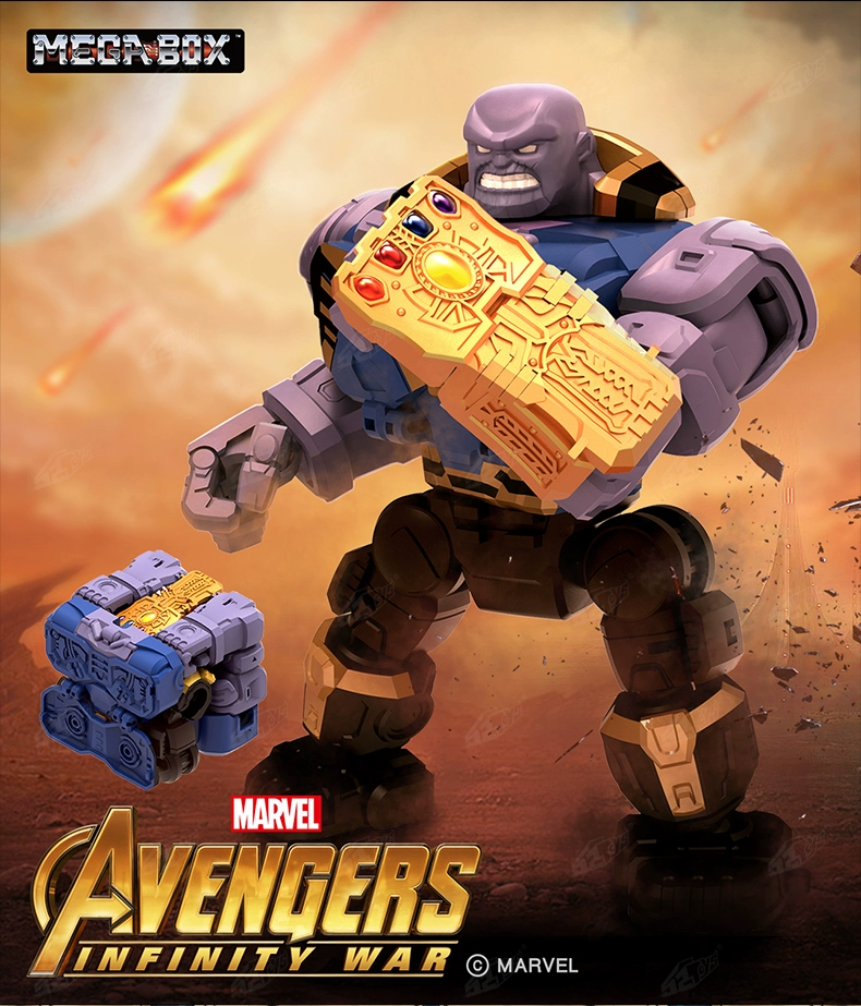 52TOYS Hộp quái thú Hộp vũ trụ Avengers 4 Vị trí mô hình robot biến dạng Thanos - Gundam / Mech Model / Robot / Transformers