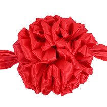 Opening ribbon-cutting flower ball Red hydrangea big red flower ball Car new car Wedding Red silk cloth recognition award celebration Red cloth
