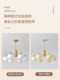 Medieval wood style retro glass chandelier French cream living room bedroom dining room modern simple persimmon lamps