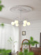 Bauhaus Cream-Style Bowknot Pendant Light, Vintage Living Room Lamp, French Retro Study Room, Bedroom, Children's Room Mickey Lamp