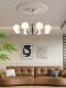 Medieval French Living Room Chandelier Walnut Retro Magic Bean High-End Restaurant Designer Vintage Bedroom Lamp