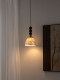 Vintage-Style Bedside Shell Pendant Light, Entryway Corridor Light, High-End Solid Wood Ambiance Bar Counter Bedroom Lighting