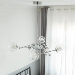 Bauhaus Modern Living Room Chandelier Nordic Style Libra Magic Bean Eye Protection Dining Room Bedroom Creative Personality Lighting Fixtures