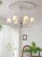 French Mid-Century Style Living Room Chandelier American Retro Modern Minimalist Dining Room Study Bauhaus Bedroom Room Lamps