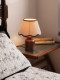 French-Style Vintage High-End Solid Wood Table Lamp Designer Bedroom Study Retro Fabric Bedside Lamp Ambiance Lamp