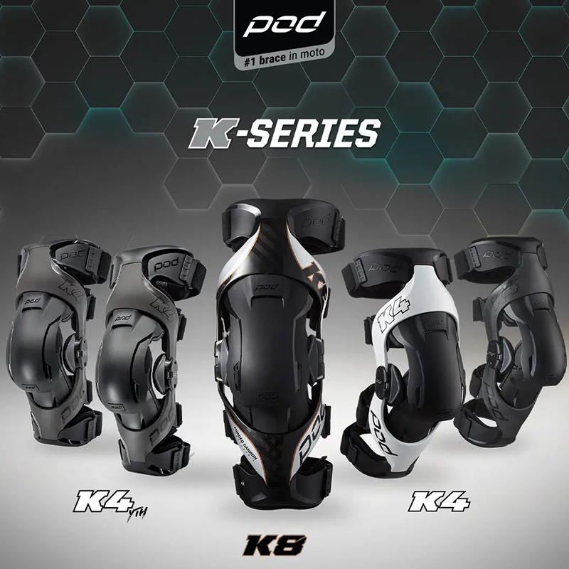 Pod Mechanical Leg Knee Pads K4 K8 Off-Road Motorcycle Riding Protective Gear Anti-Fall Leg Protection Carbon Fiber Exoskeleton Protection