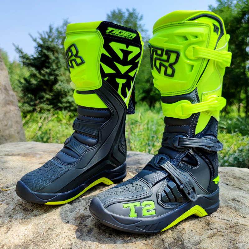 Tr Tiger Brand Off-Road Boots Motorcycle Riding Long Boots Trail Anti-Fall Rally Boots Rider Gear Racing Shoes All-Season Men's