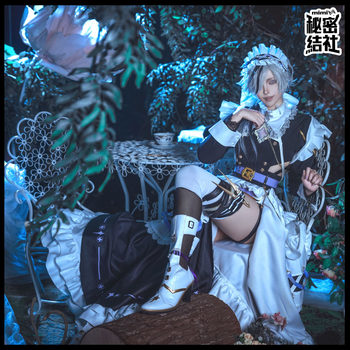 Secret Society New World Carnival Guardian Sweetheart Battle Maid Cloth Puppet Cos Suit Cosplay Game Set