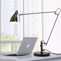Simple metal office work Learn to read folding long arm table lamp bedside eye-guarding LED touch dimming