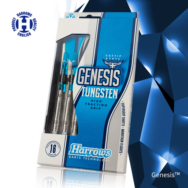 Genesis soft-style darts race with a soft-stylus dart harrows halos UK original import