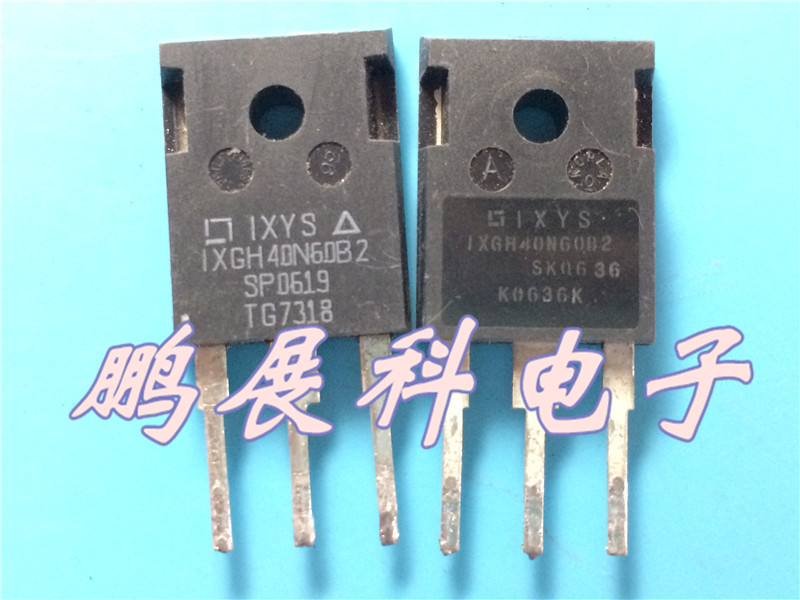 Original imported disassembly IXGH40N60B2 (instrument measurement package on the machine)