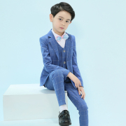 Childrens phù hợp với bộ đồ hoa cậu bé chiếc váy thời trang đẹp trai người Anh chủ nhà đàn piano boy váy biểu diễn nhỏ nhỏ.