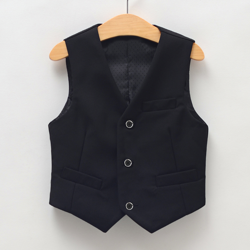 New children waistcoat vest vest Spring autumn clothes Han version boy casual jacket kid baby kan shoulder to act out