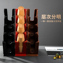 Milk tea cup placement rack cup holder milk tea shop coffee shop disposable cup holder commercial desktop paper cup holder cup holder