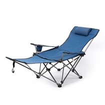 Summer recliner folding lunch break outdoor portable back chair beach chair fishing chair home office nap chair