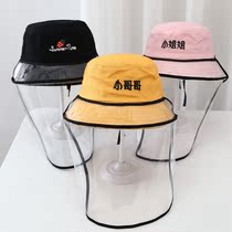Baby anti-foam hat winter fishermans hat boys protective hat baby princess transparent shade cap girl thin