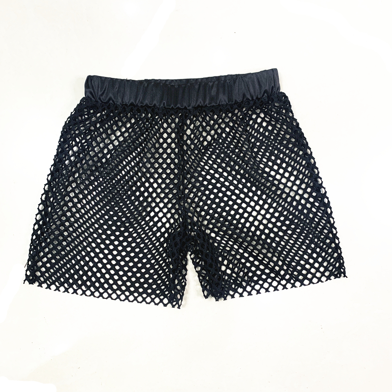 European and American Sexy Fashion Shorts, Mesh Hollow High-Waisted Hot Pants, Perforated Mesh Cut-Out Gauze Breathable Casual Shorts European and American Sexy Fashion Shorts, Mesh Hollow High-Waisted Hot Pants, Perforated Mesh Cut-Out Gauze Breathable Casual Shorts