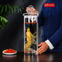 Домохозяйственная бутылка для вина с краном с 20 котлами 40 кот 30 кг 30 кошек винного контейнера запечатывание танка женьшень стеклянная винная бутылка