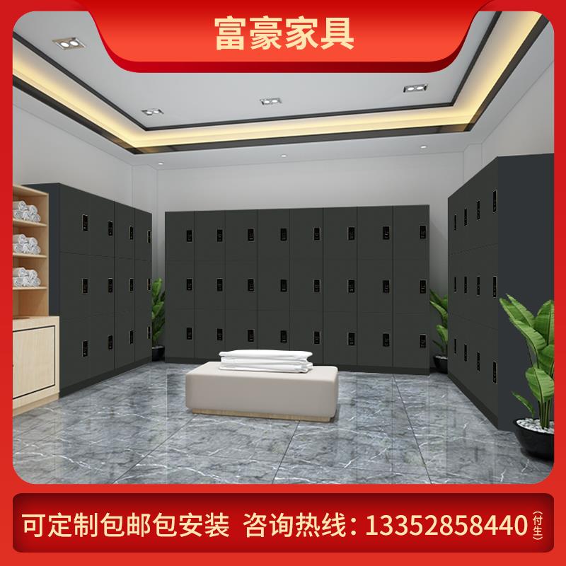 Gymnasium locker staff locker hairdressing shop storage cabinet yoga change wardrobe wooden locker room membership cabinet