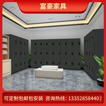  Gym locker employee locker hair salon storage cabinet yoga locker wooden locker room member cabinet