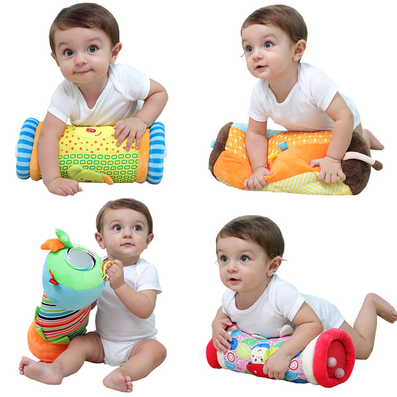 Baby comfort pillow baby multi-functional sleeping pillow roller toddler puzzle fitness lying crawling learning crawling toy
