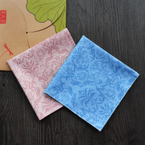 Five pieces of handkerchief handkerchief with sweat towels pure cotton flowers Japanese style and wind can be booked with GLOGO embroidered