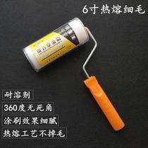 6 inch fine wool roller brush latex paint hot melt no dead angle roller brush short hair brush paint small roller glue roller brush