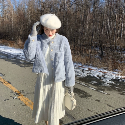 Шерстяная короткая демисезонная куртка, 2021 года