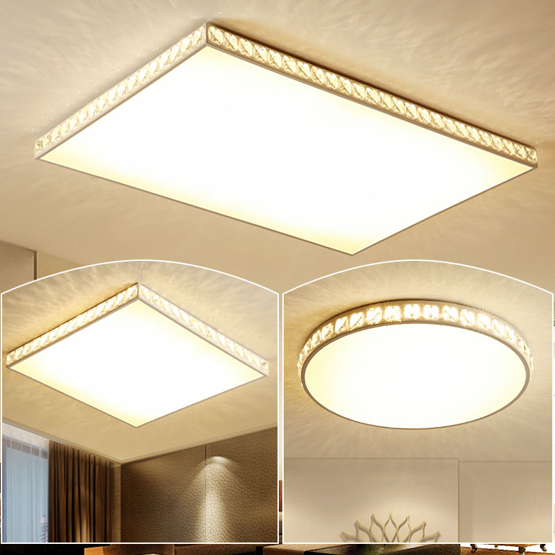 Minimalist modern living room suction ceiling light 2021 new personality creative led bedroom rectangular home special lamp