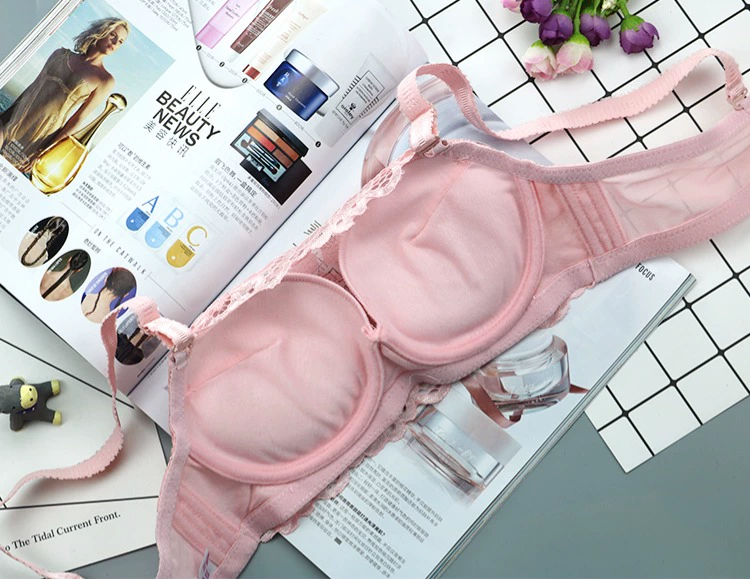Đồ lót nữ áo ngực nữ sinh trung học một chiếc cốc tụ tập Mùa hè mỏng phần trên cùng quấn ngực chống chói áo ngực