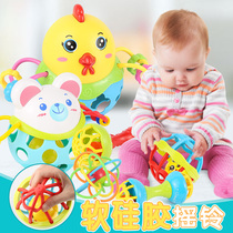  Baby Rattles Teether Hand rattles Newborn educational toys 0-3-6-9 months baby 0-1 years old hand catching the ball