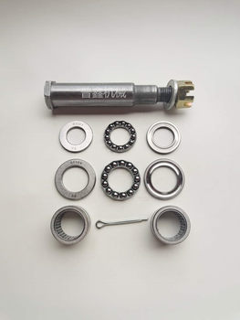 Electric four-wheel axle pin needle roller supporting automobile front axle