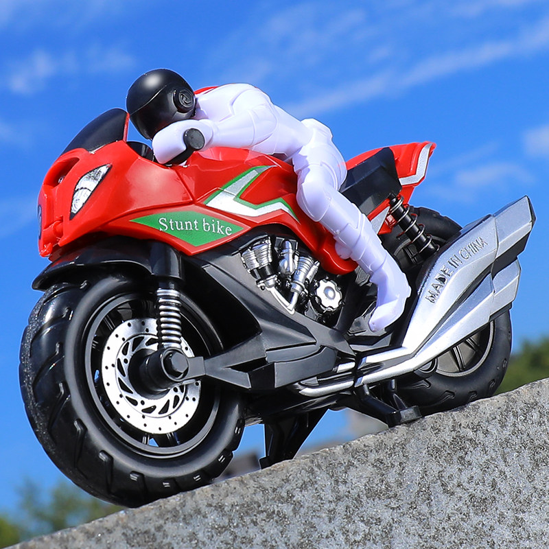 2021 new stunt inertial locomotive child baby 2 boy 3 three-year-old car model children's toys