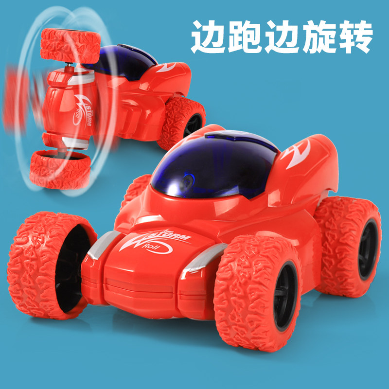 Net Red Stunt Inertial Four Drive Car Children Boy Model Resistant toy car 2-3-4-5-year-old baby small car