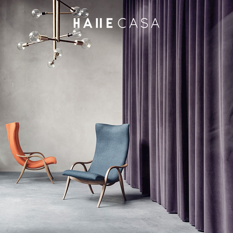 Light Lavish Rear Modern Day Goose Down Grey Purple Suede Shade Bedroom Living Room Custom Velvet Pure Color Show Pull Purple