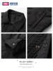 Geniolamode down Jacket Winter Men's Warm Simple Versatile Trendy American Casual Lapel Couple Coat