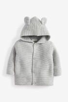 British NEXT childrens clothing 22 autumn boys baby gray bear hat sweater sweater baby cardigan wool cotton