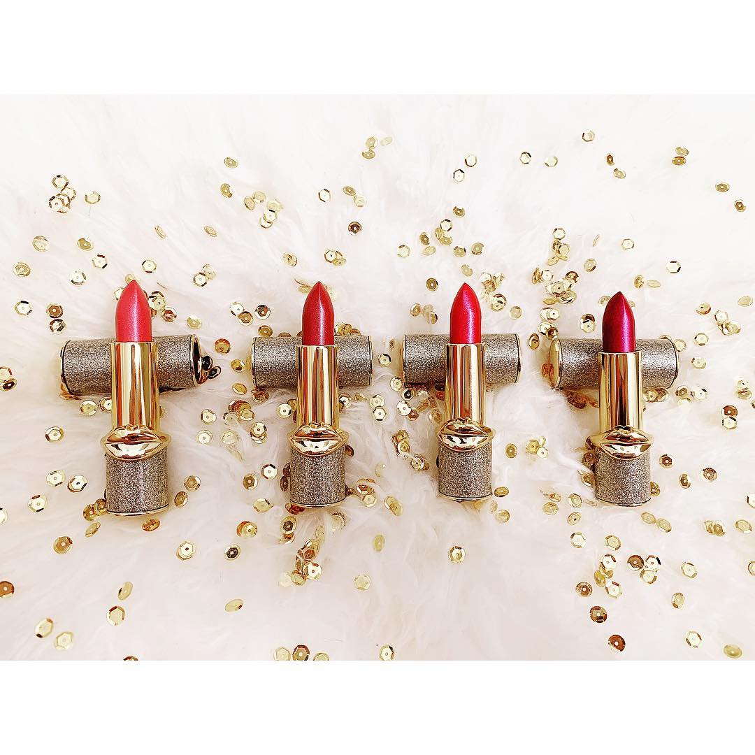 Pat Mcgrath Limited Star Diamond Sequin Lipstick 072 075 078FLESH FATALE Li Jiaqi