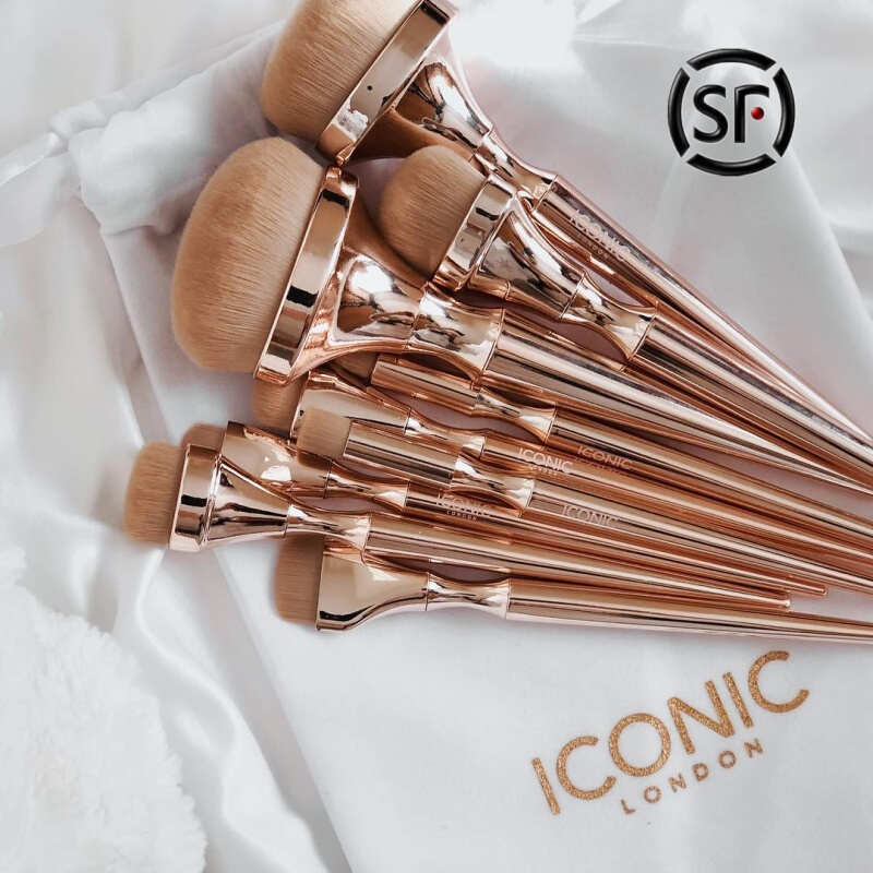 Spot Iconic London HD High Definition Facial Makeup Brush Intoxico Gold Suit 9 Supported Powder Bottom Brushed Flawless Brush