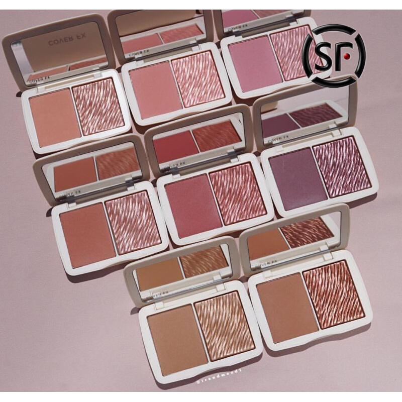 Clear-stock Cover FX MONOCHROMATIC bicolor blush with high CD-luster matt composition