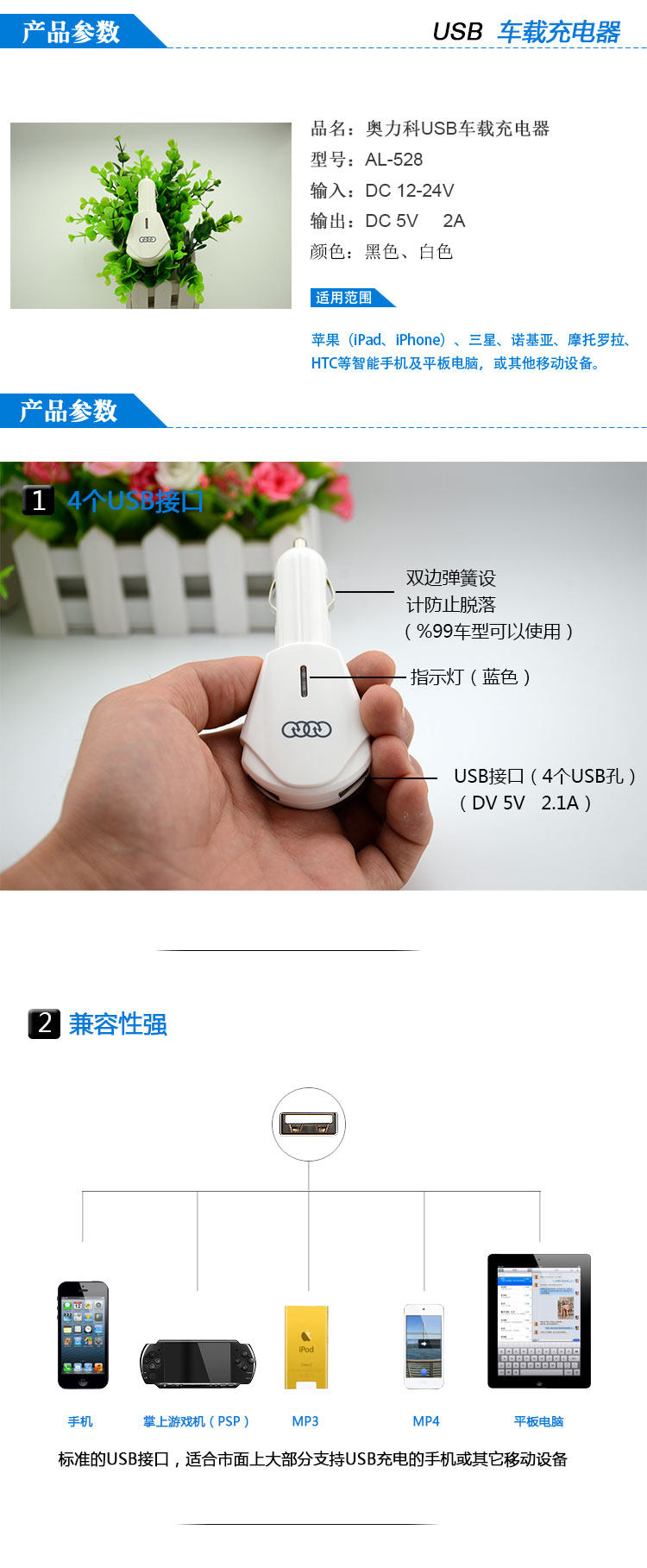 chargeur AOLEAKY pour IPOD TOUCH 5 90A - Ref 1297970 Image 5