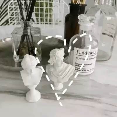 Nordic style ins men's Apollo plaster statue photo props men's mini pose photo props