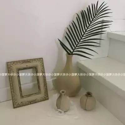 ins Korean style nostalgic primary color Retro rough rough small vase Home decoration small vase photo frame