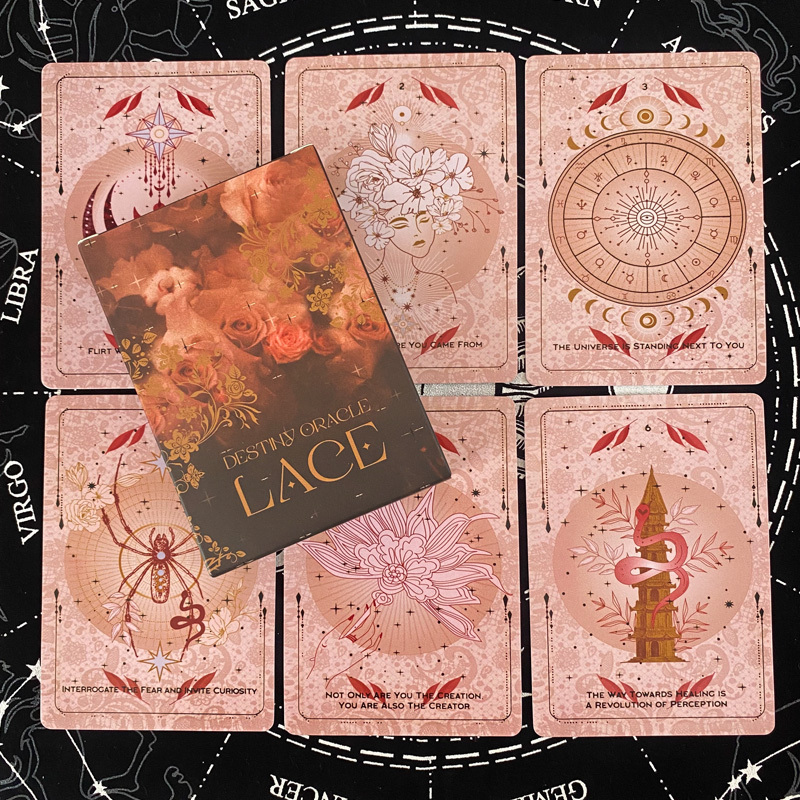 2023 New the Destiny Oracle Lace Fate Lace Oracle Cards English Board Game Cards