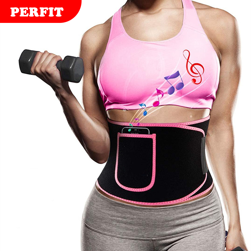 Storm sweat belt belly belt sports mobile phone female slimming sweat belt lazy sports sweat artifact male