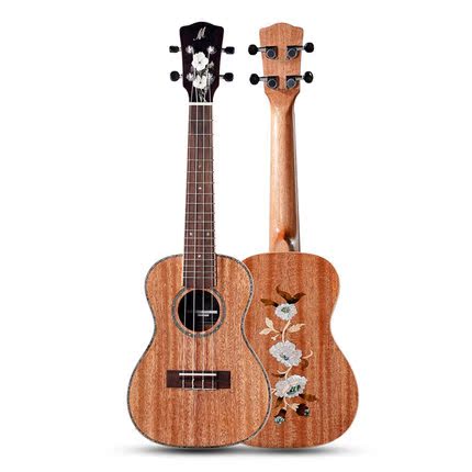 Beautiful Dayukri 23 inch veneer ukulele small guitar beginner student adult female Ukrili