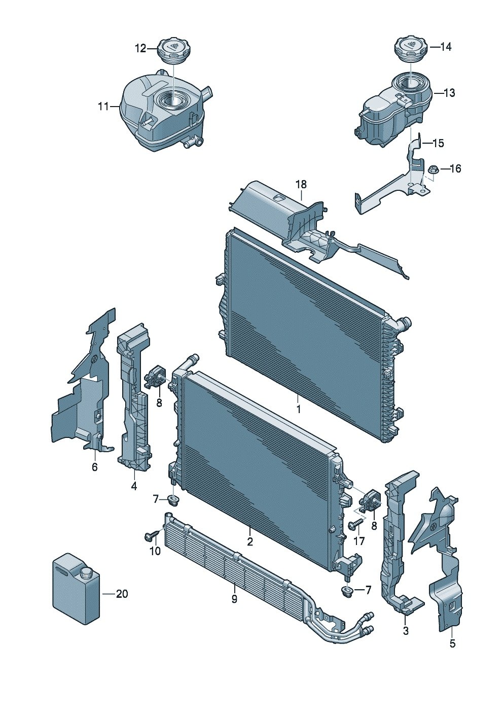 赛豹III 新能源 混动空调冷却