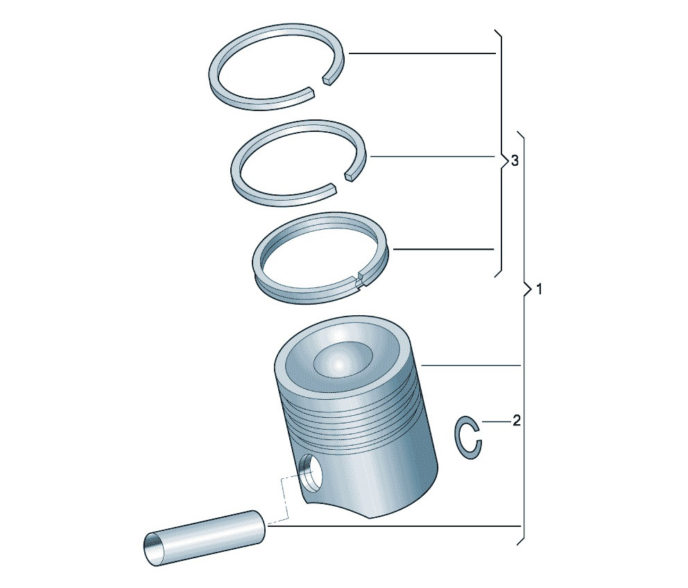 欧陆 发动机 活塞及活塞环