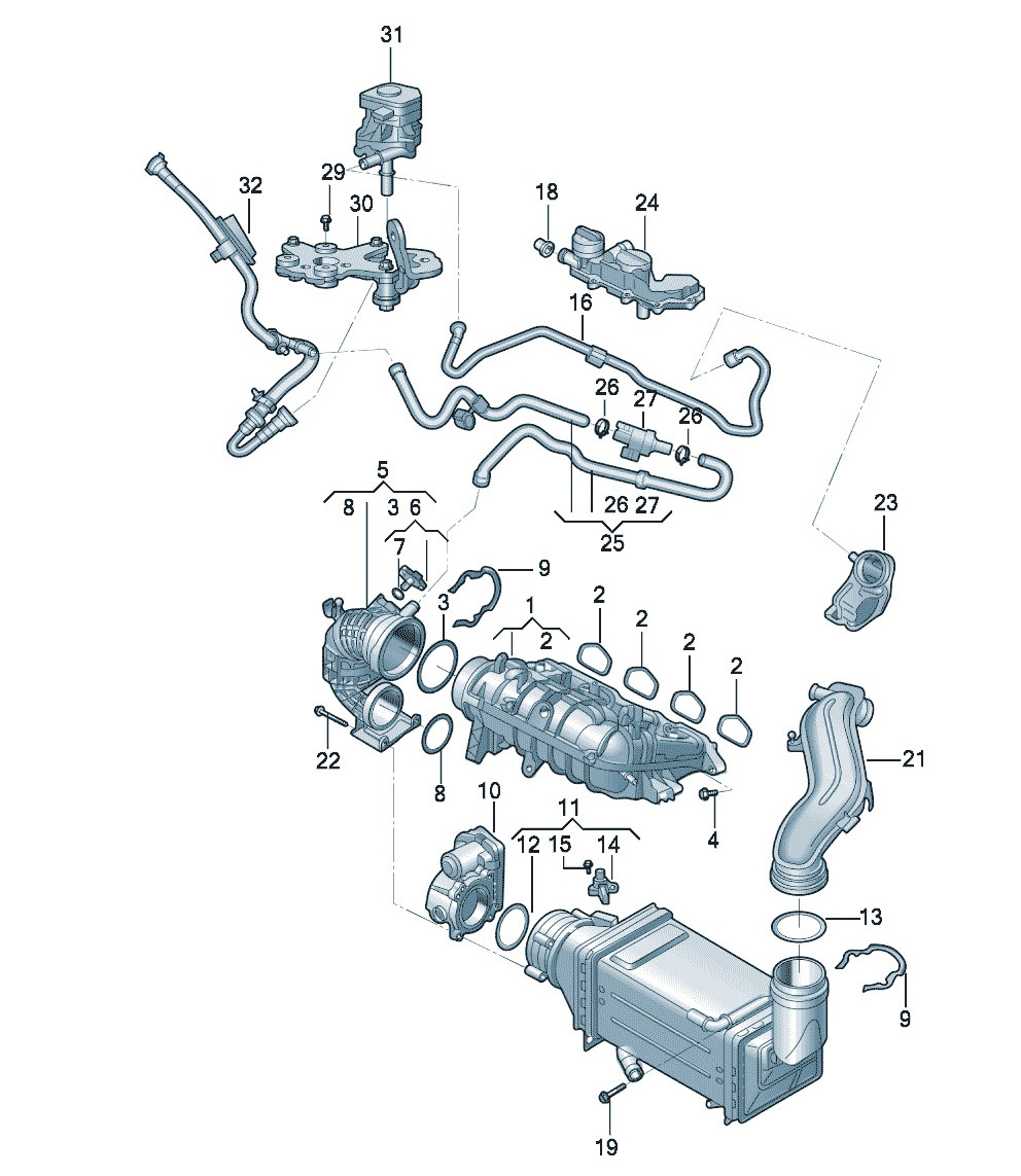 欧陆 发动机 进气装置
