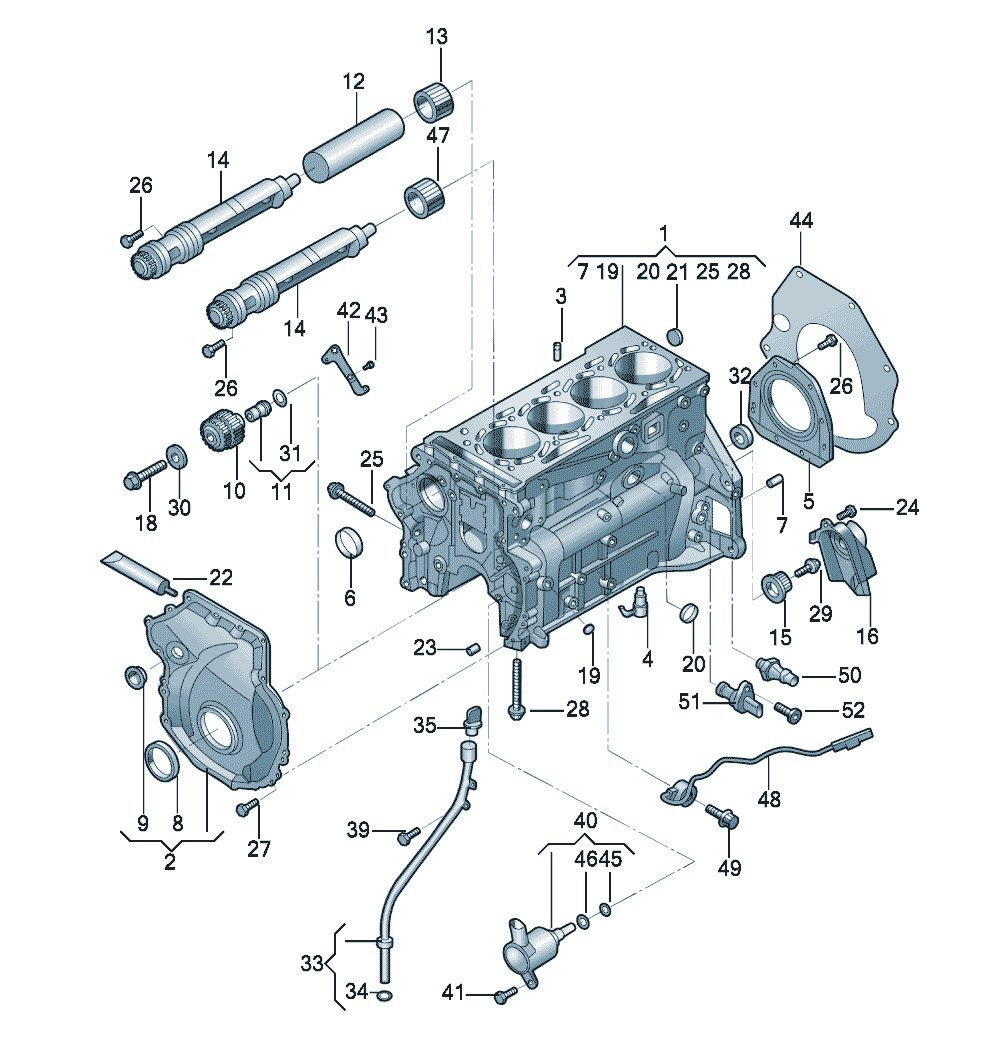 欧陆 发动机 气缸体曲轴箱
